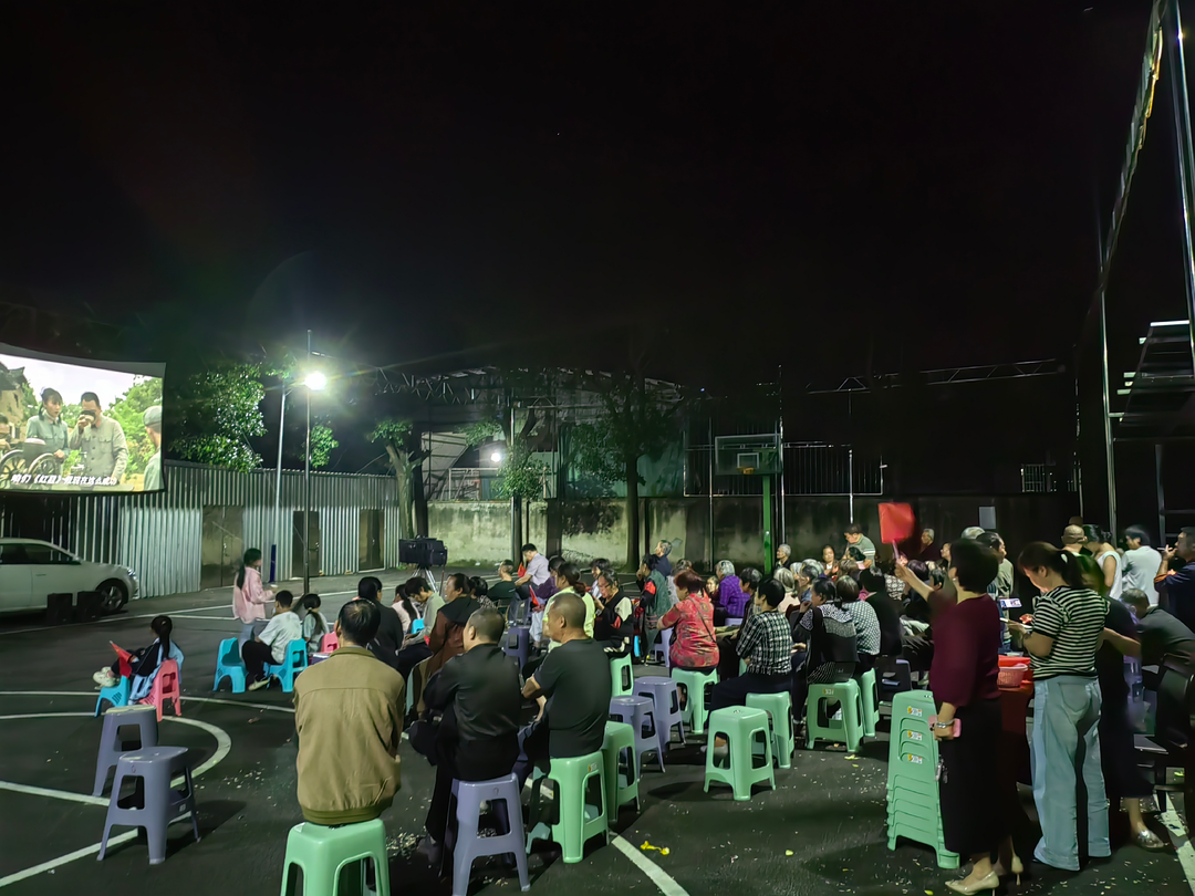 嘉禾县：公益电影下乡点亮乡村之夜 文化惠民润心赋能乡村振兴