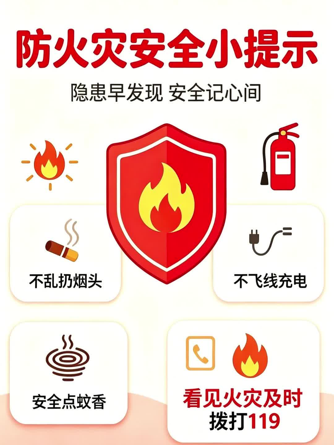 AI科普教育短视频 | 防火灾安全小提示