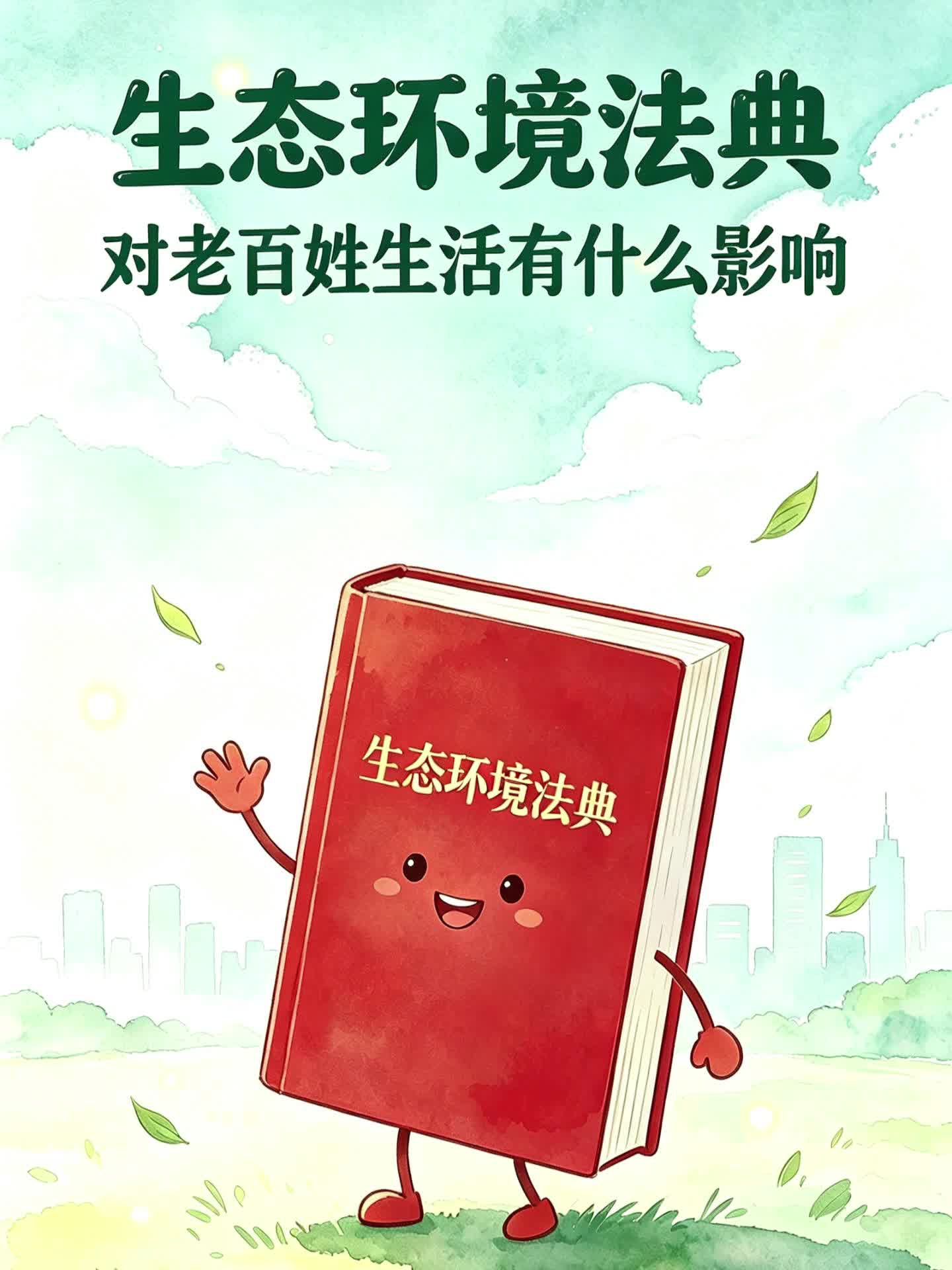 AI科普短视频 | 生态环境法典对老百姓生活有什么影响？